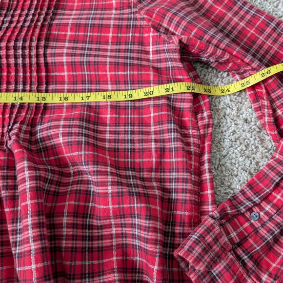 NWOT Lands End Tunic red/silver 16 Tall (16T) - Picture 2 of 7